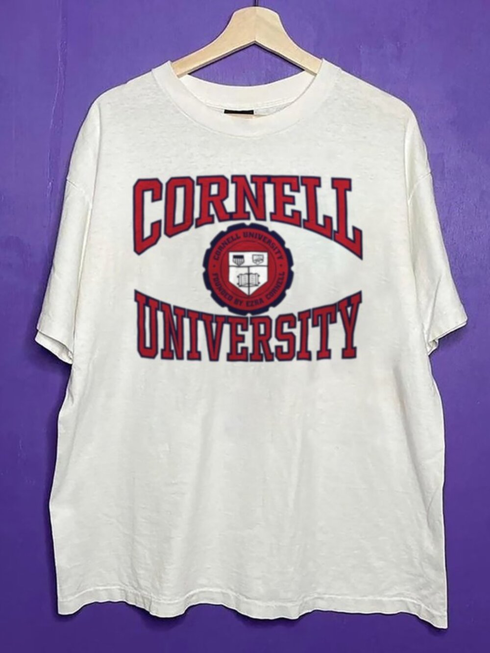 Vintage 90s Cornell University Shirt, University Of Cornell Shirt Tee